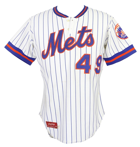 1980 Kevin Kobel New York Mets Game Worn Jersey (MEARS LOA)