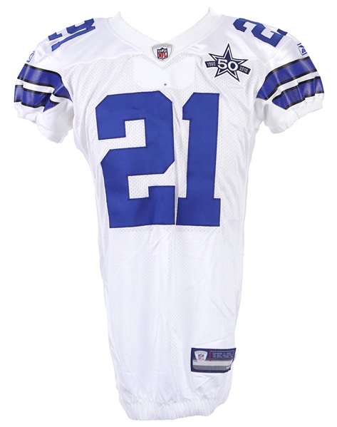 2010 Mike Jenkins Dallas Cowboys Home Jersey (MEARS LOA/Steiner)