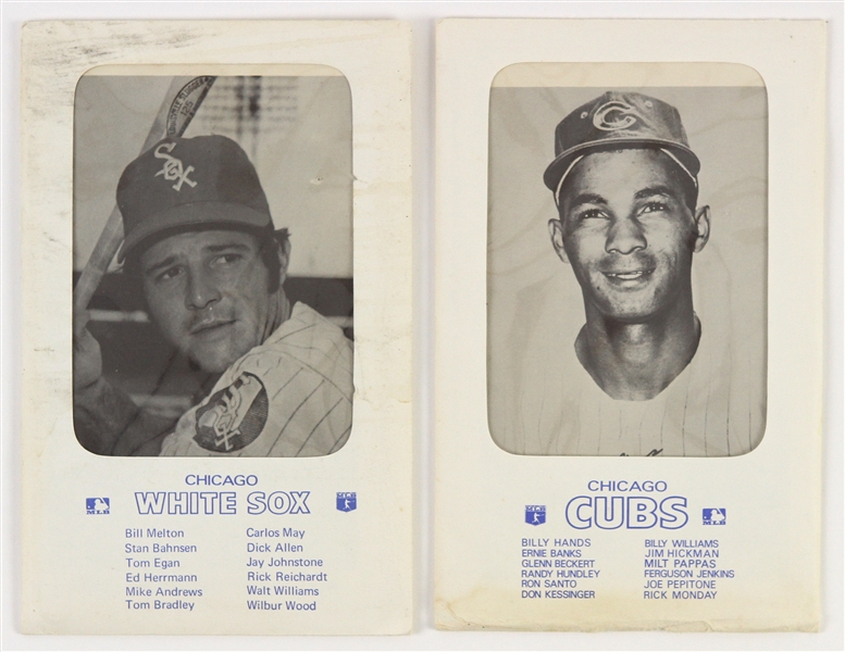 1970s Chicago Cubs and Chicago White Sox 4 3/4"x 7 1/2" Player Photos