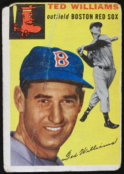 1954 Ted Williams Boston Red Sox Topps Trading Card 