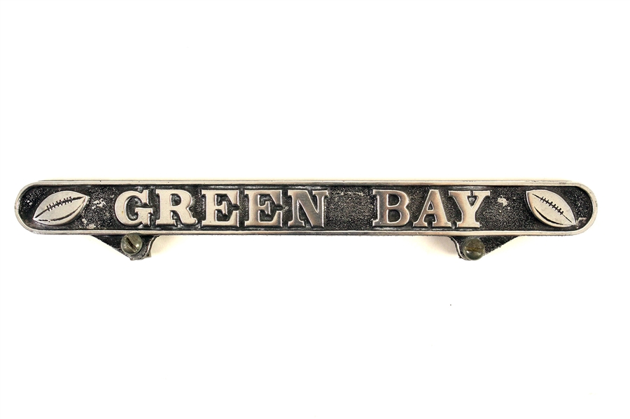 1950s Green Bay Packers 12" License Plate Holder 