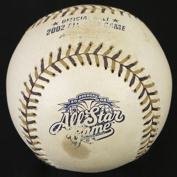2002 Miller Park MLB All Star Game Used Selig Baseball (MEARS LOA)