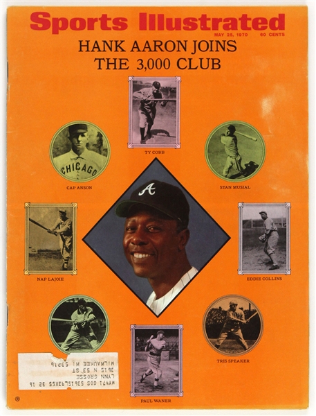 1960 Hank Aaron Sports Illustrated Magazine