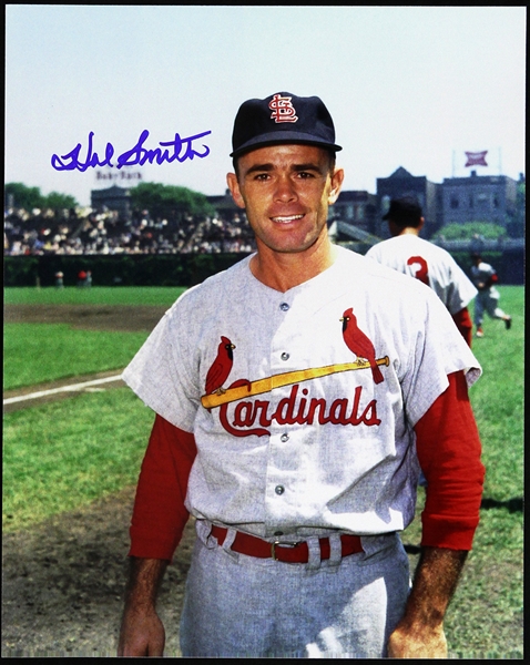 1956-1961 Hal Smith St. Louis Cardinals Signed 8"x 10" Photo (MEARS LOA)