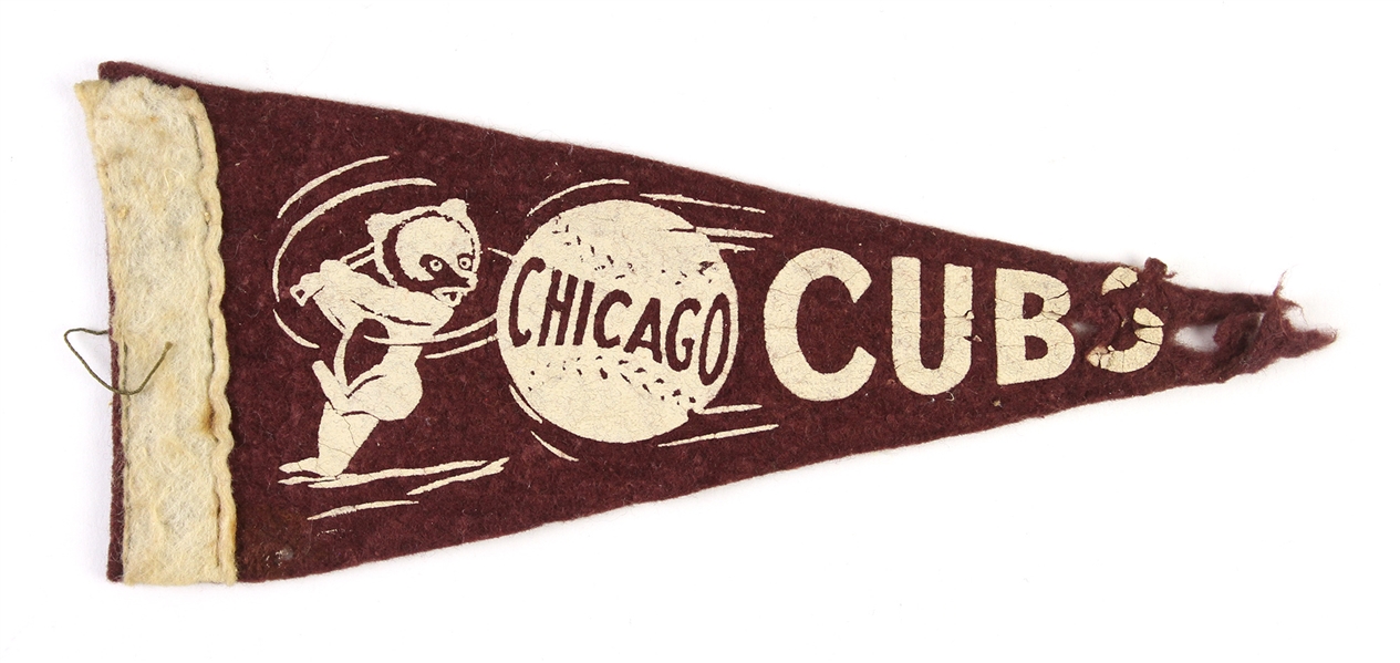 1950s Chicago Cubs 8" Mini Pennant 