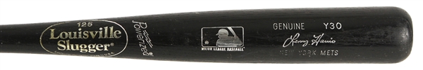 2000-01 Lenny Harris New York Mets Louisville Slugger Professional Model Game Used Bat (MEARS LOA)