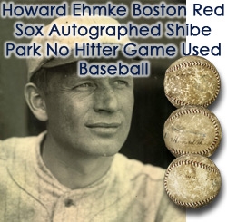 1923 (September 7) Howard Ehmke Boston Red Sox Signed OAL Johnson Shibe Park No Hitter Game Used Baseball (MEARS LOA/JSA)