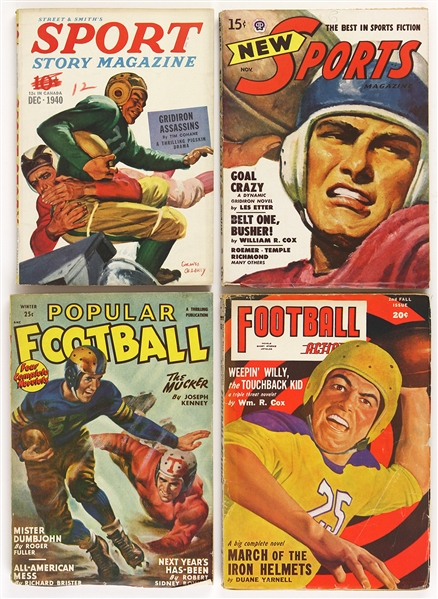 1940-49 Football Magazine Collection - Lot of 4