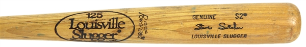 1980-82 Steve Swisher Cardinals/Padres Louisville Slugger Professional Model Game Used Bat (MEARS LOA)