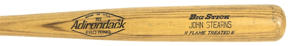 1980-82 John Stearns New York Mets Adirondack Professional Model Game Used Bat (MEARS LOA)