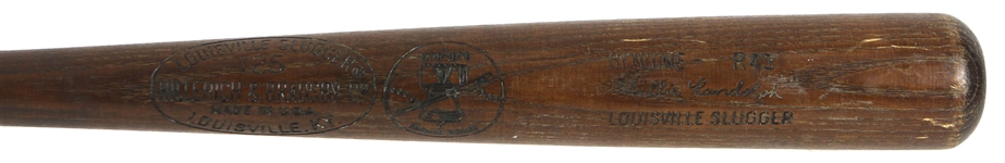 1976 Willie Randolph New York Yankees H&B Louisville Slugger Professional Model Game Used Bat (MEARS LOA)