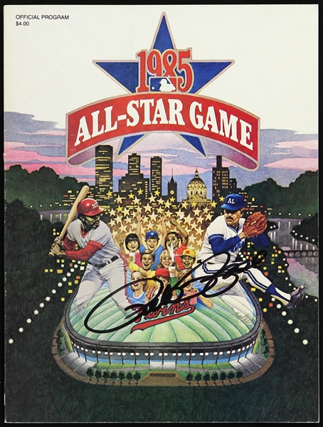 1985 Pete Rose Cincinnati Reds Signed All-Star Game Program (JSA)