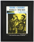 1980 Muhammad Ali vs Trevor Berbick "Drama in Bahama" 24"x 30" Framed On-Site Poster