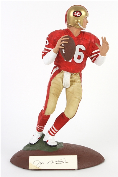 1991 Joe Montana San Francisco 49ers Signed 11" Gartlan Statue (JSA)