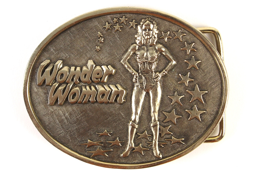 1978 Wonder Woman Lynda Carter Belt Buckle (Lyle Waggoner Collection)