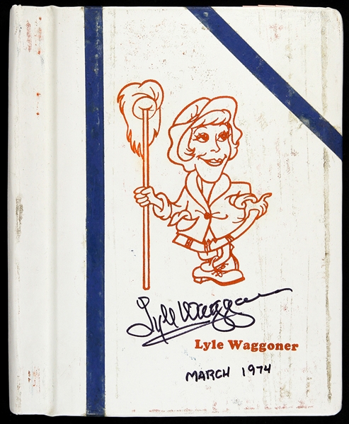 1974 Lyle Waggoner The Carol Burnett Show Signed Script Book (Lyle Waggoner Collection)(JSA)