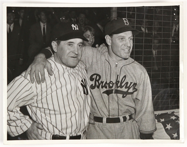 1931-1946 Joe McCarthy & Leo Durocher Original 6"x 8" Photo