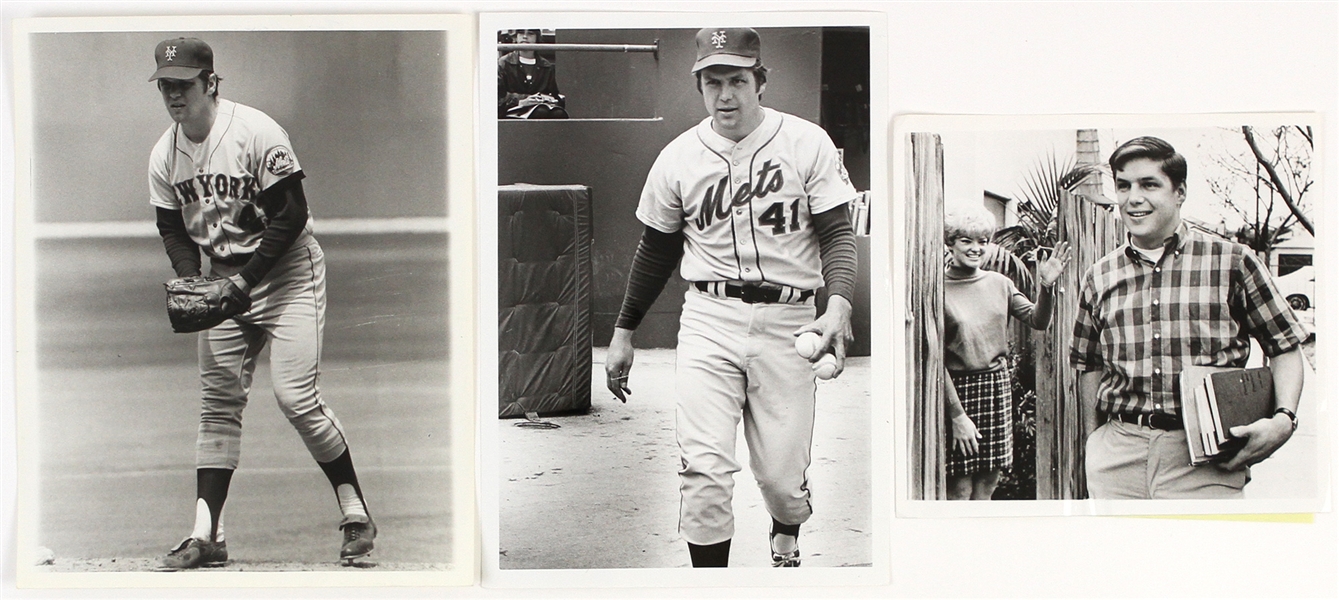 1960s-1970s Tom Seaver New York Mets Original 8"x 10" Photos 