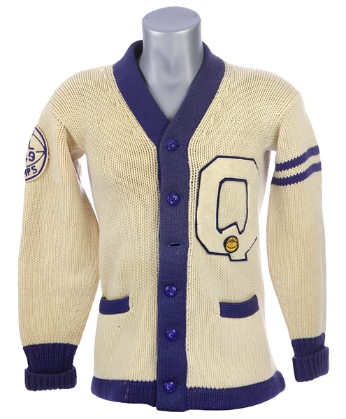 1949 GBL Champs Wm. Westland Athletic Equipment Quincy Mass Basketball Sweater
