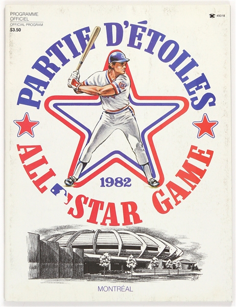 1982 All Star Game Montreal Official Program 