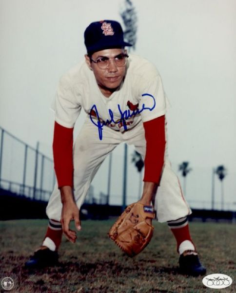 1960-72 St. Louis Cardinals Julian Javier Autographed 8x10 Color Photo *JSA*