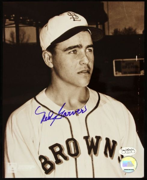 1948-52 Ned Garver St. Louis Browns Signed 8 x 10 Photo *JSA*