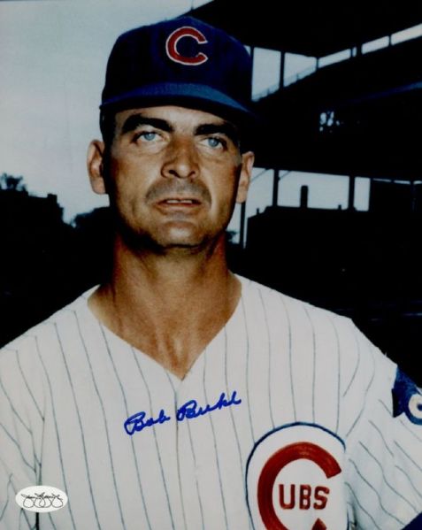 1962-65 Chicago Cubs Bob Buhl Autographed 8 x 10 Color Photo JSA Hologram