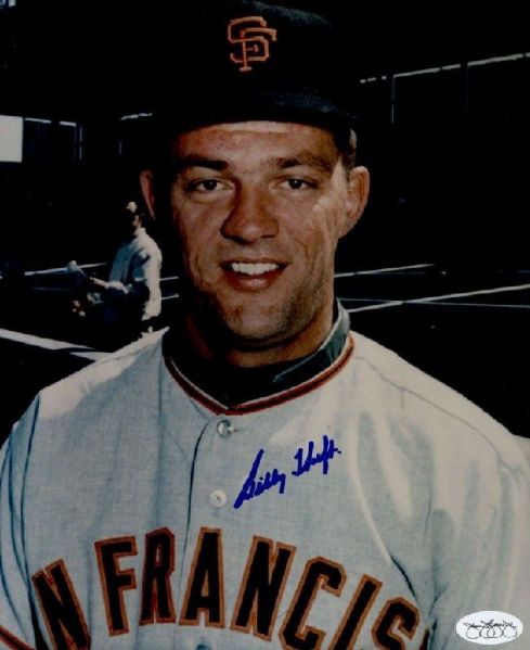 1963 San Francisco Giants Billy Hoeft Autographed 8x10 Color Photo (JSA)