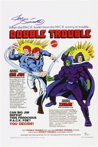 1975 Joe Sinnott Big Jim Double Trouble Signed 11x17 Color Print (JSA)