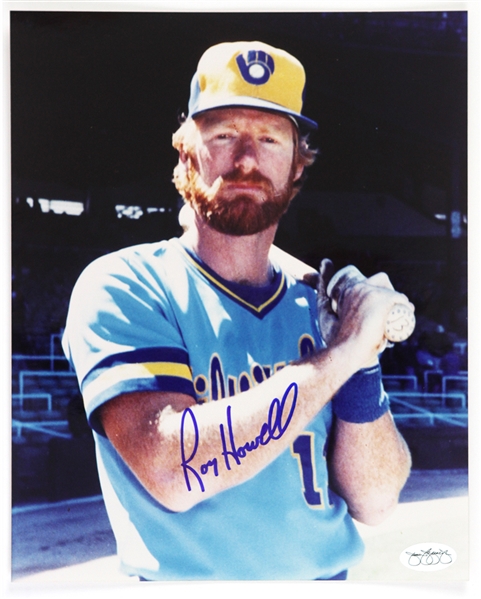 1981-1984 Roy Howell Milwaukee Brewers Signed 8"x 10" Photo *JSA*