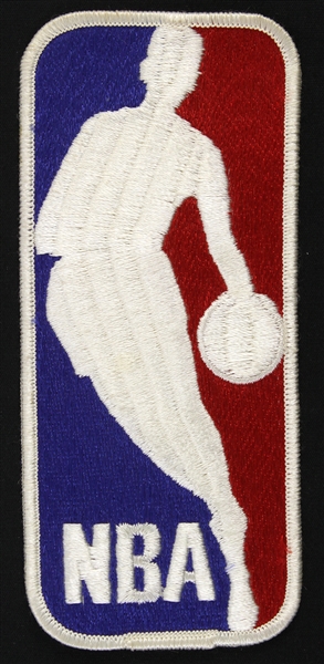 1980s NBA National Basketball Association 2 3/4"x 6 1/2" League Logo Patch 