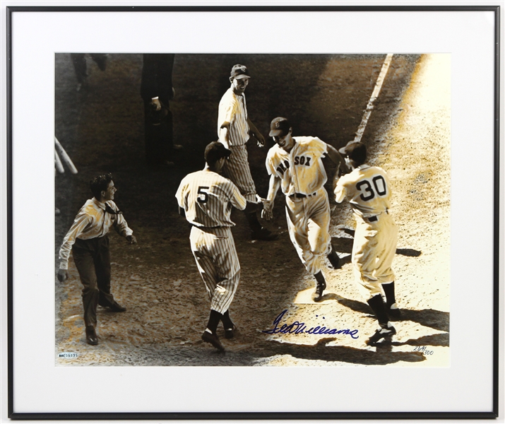 1939-1960 Ted Williams Boston Red Sox Signed Limited Edition 20"x 24" Framed Photo (JSA)