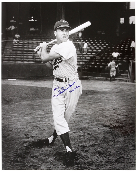 1947-1962 Duke Snider Brooklyn Dodgers Signed 16"x 20" Photo (JSA)