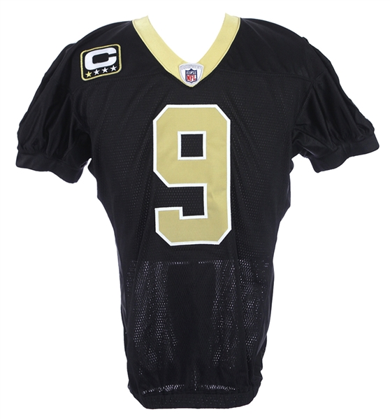 2007 Drew Brees New Orleans Saints Home Jersey (MEARS A5)