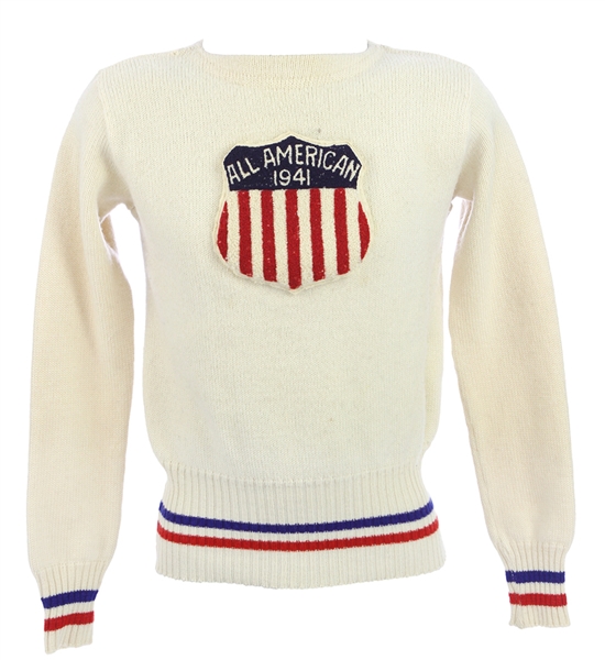 1941 Tommy OBoyle Tulane University All American Sweater (MEARS LOA)