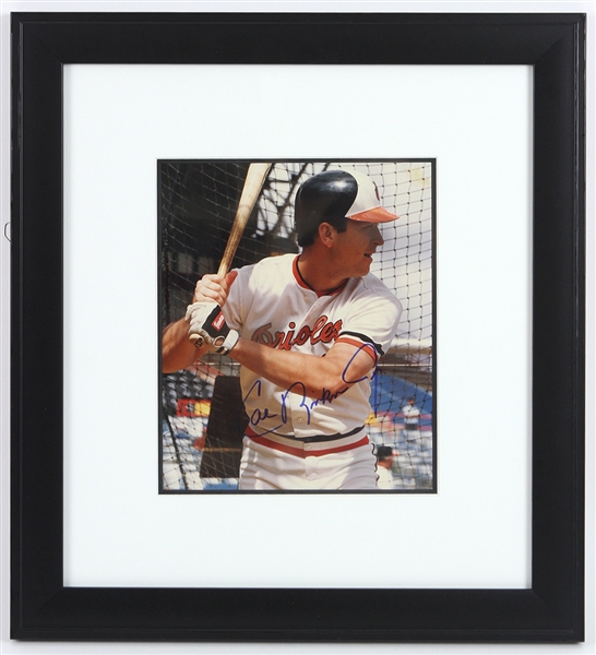 1981-2001 Cal Ripken Jr. Baltimore Orioles Signed 16"x 18" Framed Photo 