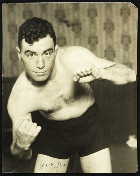 1920s Jack Britton 7"x 10" Photo 