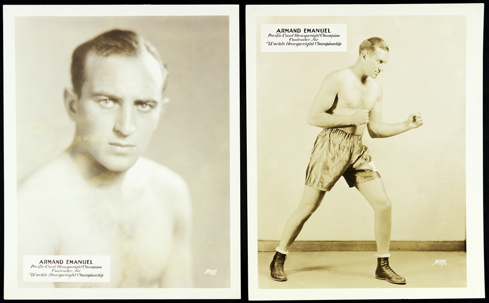 1920s-1930s Armand Emanuel Jewish Champ 8"x 10" Photos