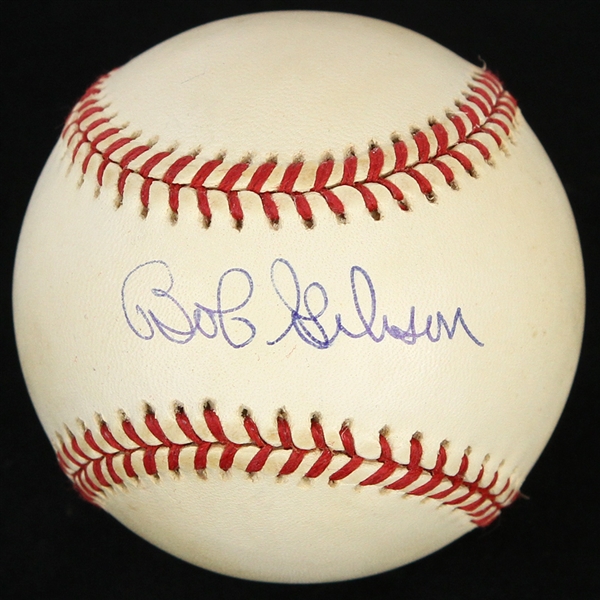 1989-1994 Bob Gibson St. Louis Cardinals Autographed OBNL Baseball (MEARS LOA/JSA)
