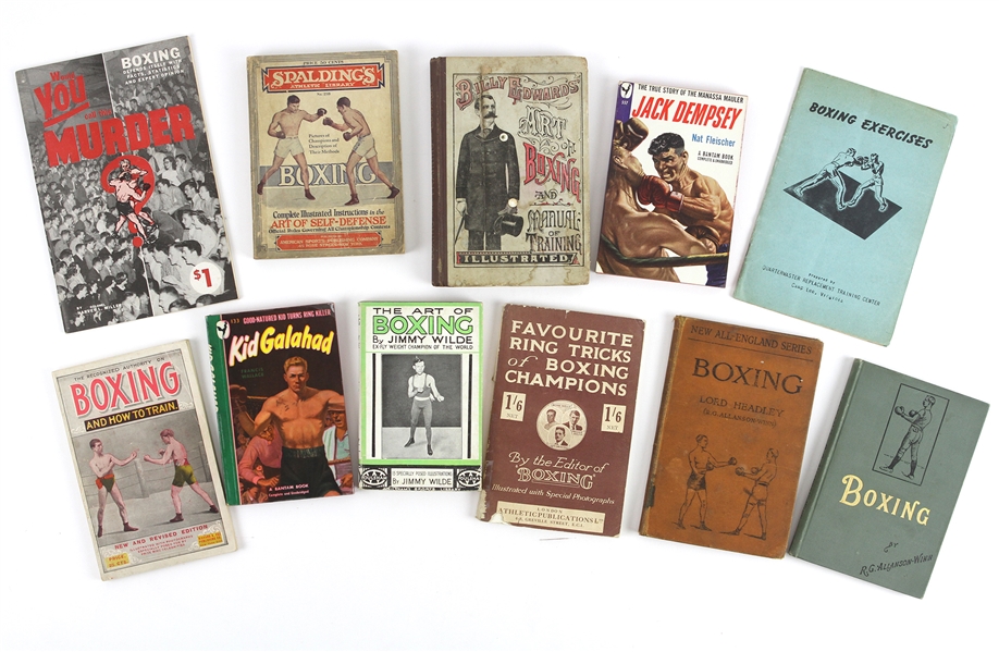 1890s-1950s Boxing Publication Collection - Lot of 11