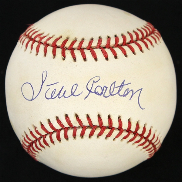 1989-1994 Steve Carlton Autographed OBNL Baseball (MEARS LOA/JSA)