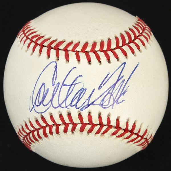 1984-1994 Carlton Fisk Chicago White Sox Autographed OBAL Baseball (MEARS LOA/JSA)