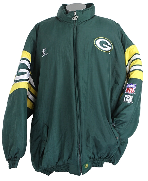 1997 Wayne Simmons Green Bay Packers Game Worn Sideline Jacket 