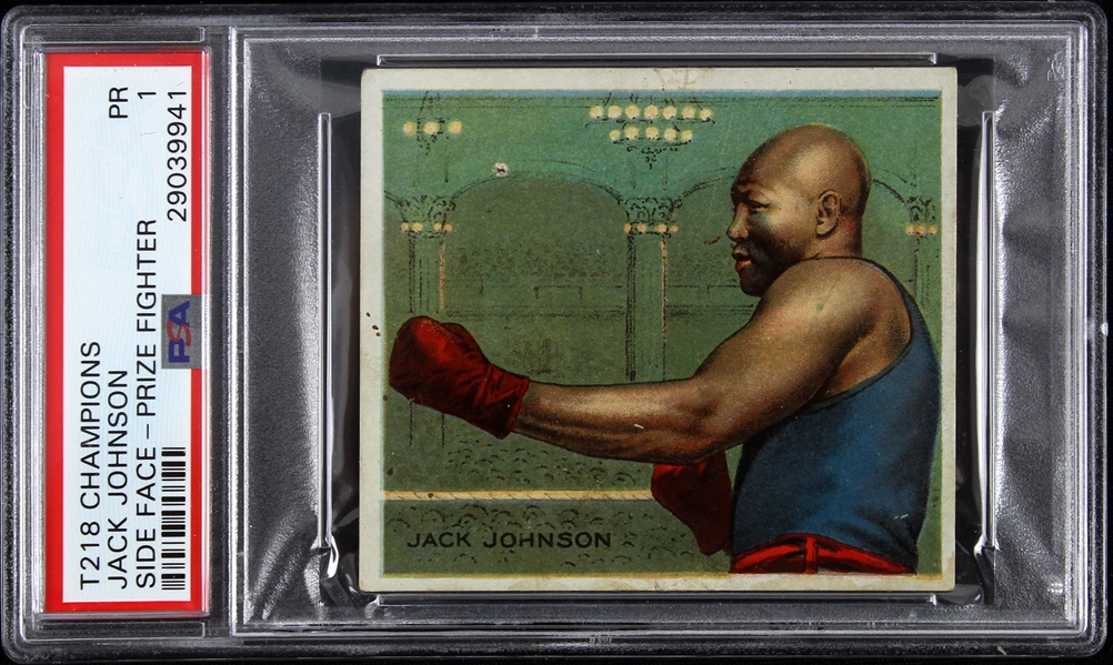 1910 Jack Johnson T218 Hassan The Oriental Smoke Trading Card (PSA/DNA Slabbed)