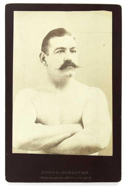 1882-1892 John L. Sullivan Heavyweight Boxing Champion 4"x 6" Photo 