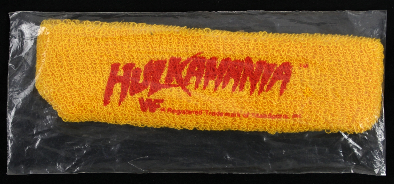 1980s Hulk Hogan "Hulkamania" 8" Headband 
