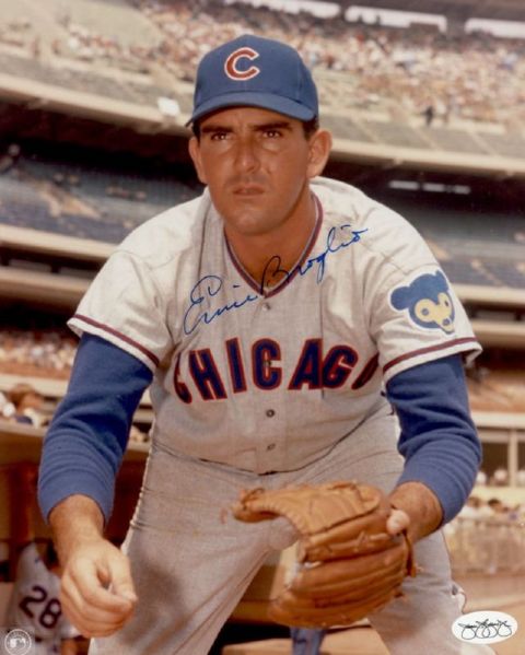 1964-66 Chicago Cubs Ernie Broglio Autographed 8x10 Color Photo *JSA*