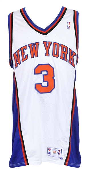 1998-99 Dennis Scott New York Knicks Preseason Home Jersey (MEARS LOA)