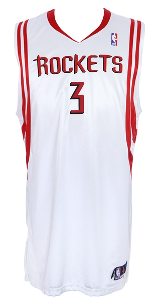2004-05 Bob Sura Houston Rockets Game Worn Home Jersey (MEARS LOA)