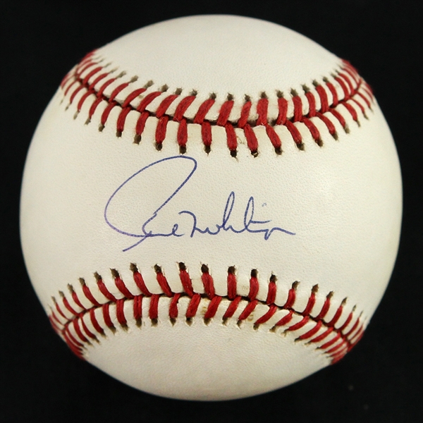 1985-89 Paul Molitor Milwaukee Brewers Signed OAL Brown Baseball (JSA)